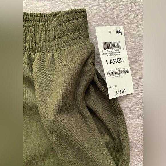 Ideology Mens Knit Athletic Lounge Shorts w Pockets Native Green Size Large - Picture 4 of 4